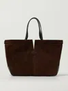 Tod's Brown Suede Bag Tods In Brown