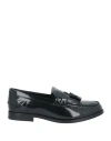 Tod's Happy Moments By Alber Elbaz Man Loafers Black Size 7.5 Leather In Black