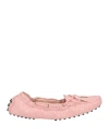 Tod's Happy Moments By Alber Elbaz Woman Loafers Light Pink Size 6 Soft Leather In Pink