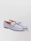Tod's Hardware Leather Loafers Round Toe