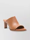 Tod's Heel Mules Leather Round Toe