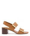 Tod's Strappy Leather Sandals In Brown