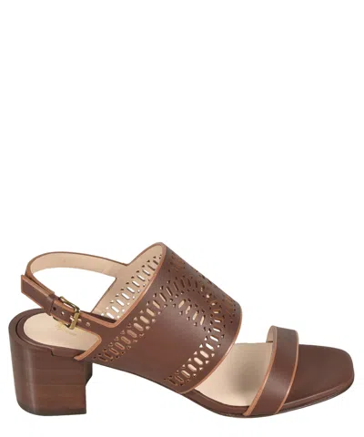 Tod's Heeled Sandals In Brown