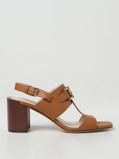 Tod's Heeled Sandals  Woman Colour Leather
