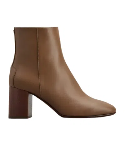 Tod's High-heeled Short Boots In Brown