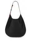 Tod's Small Di Hobo Leather Shoulder Bag In Black