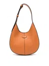 Tod's Hobo Bag With Logo Patch In Black