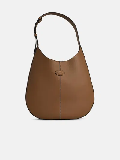Tod's 'hobo' Brown Leather Bag