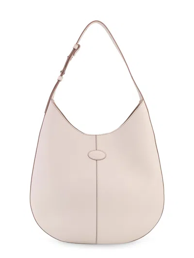Tod's Hobo White Leather Bag
