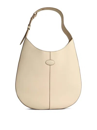 Tod's Hobo White Leather Bag
