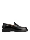 Tod's Leather Brogue Loafers In Black