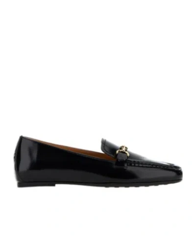Tod's Horsebit-detail Leather Loafers In Black