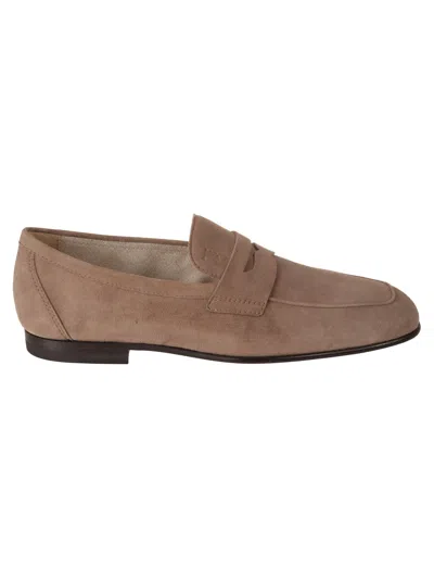 Tod's Hr0 Loafers In Beige