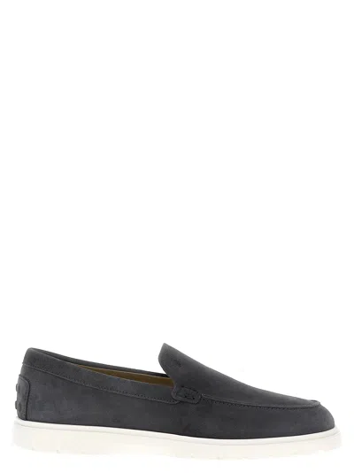 Tod's Ibrido Estivo Loafers Gray
