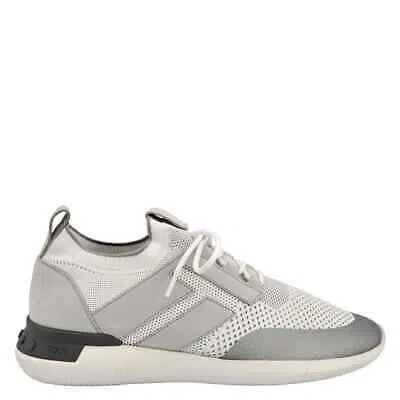 Pre-owned Tod's Tods Ice Medium No Code 02 High Tech Fabric Sneakers In White