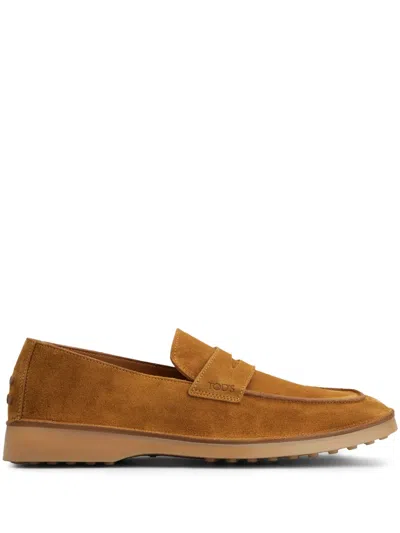 Tod's Ideal Loafers In Brown