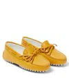 Tod's Junior Mokassins Gommino Aus Leder In Chai Tea