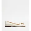 Tod's Kate Ballerinas In Leather