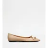 Tod's Kate Ballerinas In Leather
