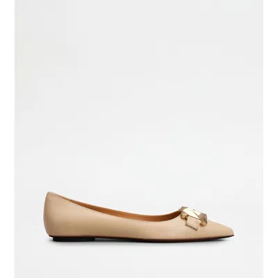 Tod's Kate Ballerinas In Leather