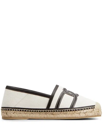 Tod's Kate Chain-pattern Espadrilles In Neutrals