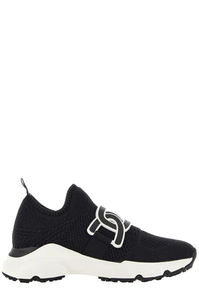 TOD'S KATE KNITTED SLIP-ON SNEAKERS