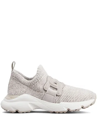 TOD'S KATE KNITTED SLIP-ON TRAINERS