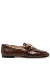 Tod's Kate Leather Loafer In Brown