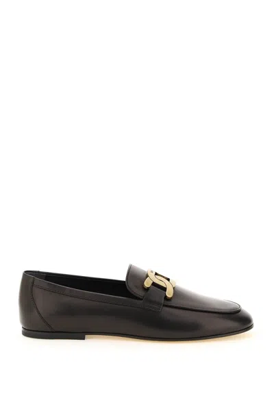 TOD'S KATE LEATHER LOAFERS