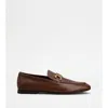 Tod's Kate Loafers In Leather In Brown