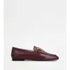 Tod's T Timeless Leather Loafer In White