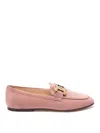 Tod's Kate Suede & Leather Loafer In Light Purple