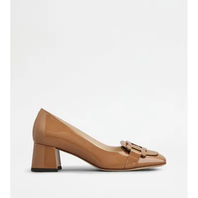 Tod's Kate Pumps In Leather In Brown