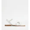 Tod's Kate Sandals In Leather In White