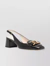 Tod's Kate Slingback Pumps Chain Detail In Black