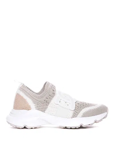 Tod's Kate Slip On Trainers In Beige
