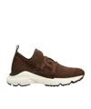 Tod's Womens Tods Sport Run 54c Calzino Logo-embellished Mesh-knit Low-top Trainers In Brown