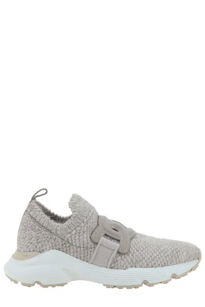 Tod's Kate Slip-on Sneakers Tods In B218 (gabbiano)+ B416 (grigio