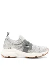 Tod's Kate Slip-on Sneakers In Fabric In Grey