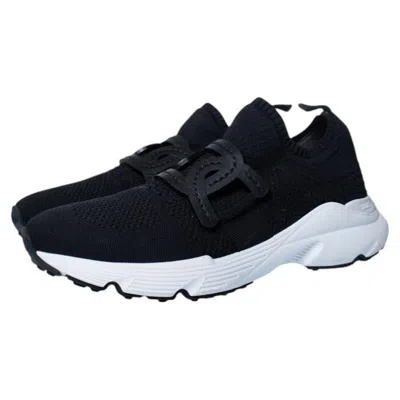 Pre-owned Tod's Tods, Kate Sneakers In Technical Fabric In Black