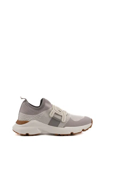 Tod's Kate Sneakers In Technical Fabric In Grigio