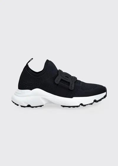 TOD'S KATE STRETCH KNIT TRAINER SNEAKERS,PROD163900355