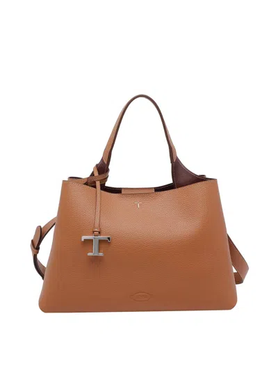 Tod's Tods Kenya Medium Leather Handbag In Brown