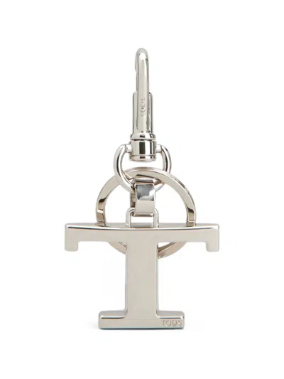 Tod's Key-holder In Metal In Silver