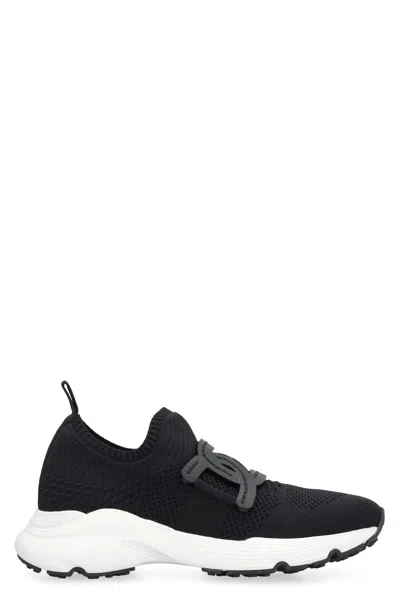 Tod's Knitted Slip-on Sneakers Tods In Black