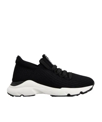 TOD'S TOD'S LOGO EMBOSSED LACE-UP SNEAKERS