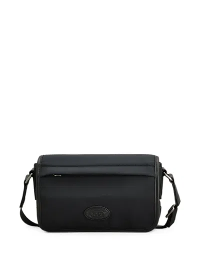 Tod's Kuriertasche Mit Logo-patch In Schwarz
