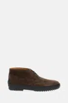 Tod's Lace Ankle Boots Winter In Brown