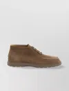 Tod's Suede Leather Ankle Boots In Brown