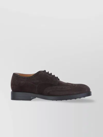 Tod's Lace-up Brogue Shoes Stacked Heel